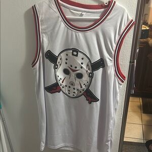Jason Voorhees, Friday the 13th Tank Top with Graphic Design